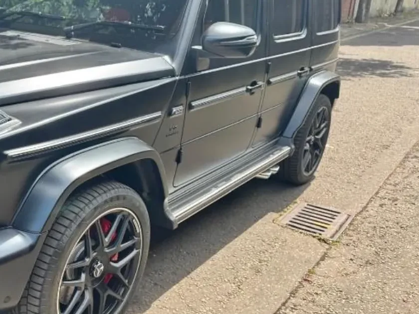 Mercedes G63 AMG side view in London